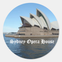 Sydney Opera House - Australia - Travel Round Sticker