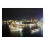 sydney opera house ferries greeting card