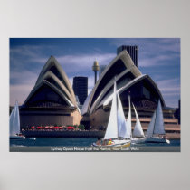 Sydney Opera House from the Harbor, New South Wale Print