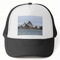 Sydney Opera House In Sunlight Backed By Cloud Hat