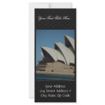 Sydney Opera House In Sunlight Backed By Cloud rack cards