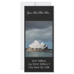 Sydney Opera House In Sunlight Backed By Cloud rack cards