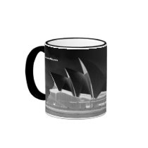 Sydney Opera House mugs by serenitystudios Sydney Opera House mugs