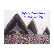 Sydney Opera House on Australia Day postcards by tatiana2008 Sydney Opera House on Australia Day postcards