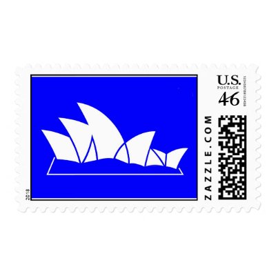 Sydney Opera House Postage Stamps by lonvig