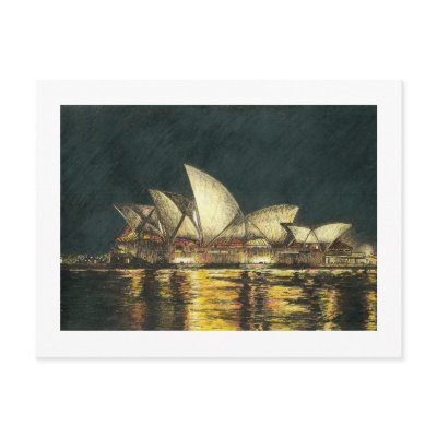 Sydney Opera House Post Card by VWorks_Studios
