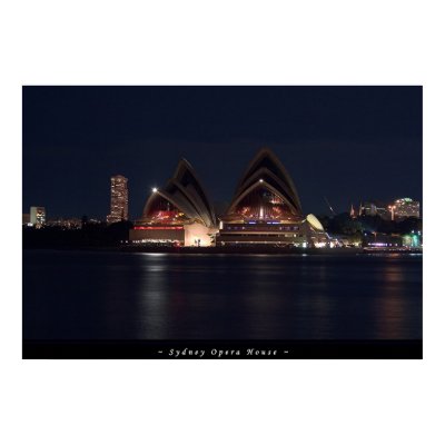 Sydney Opera House Print by ants_id_au