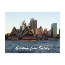 sydney opera skyline postcards by cardart sydney opera skyline postcards