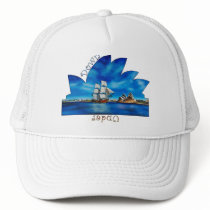 Sydney print hats
