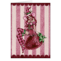 Sydney - Strawberry Witch Card