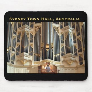 Sydney town hall mousepad