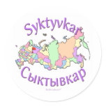 Syktyvkar Russia stickers