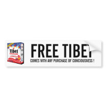 SYLM Free Tibet Bumper Sticker bumper stickers
