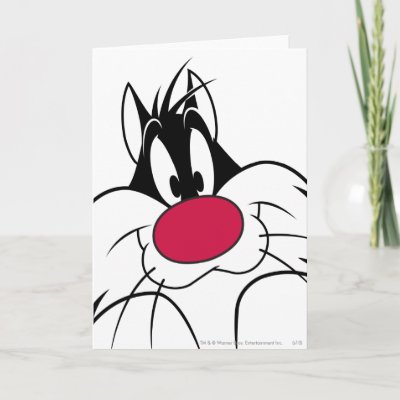 Sylvester Red Nose Face cards