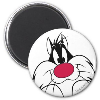Sylvester Red Nose Face magnets