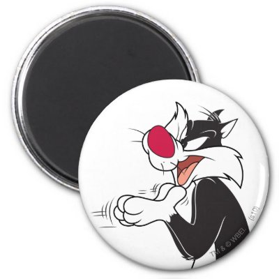 Sylvester Rubbing Paws magnets