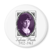 Sylvia Plath Refrigerator Magnet