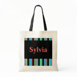 Sylvia Pretty Striped Tote Bag