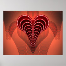 Sylvia's Heart I Posters