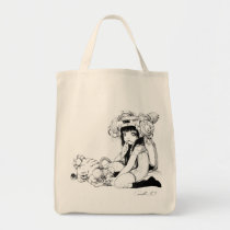 Symbiotic Friends Grocery Tote bags