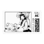 Symbiotic Friends Postcard (Medium) Postage Stamp