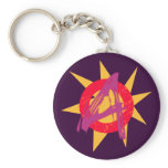 Symbol anarchy anarchy keychain