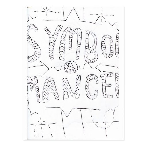 Symbol Mancer Symbols Post Card