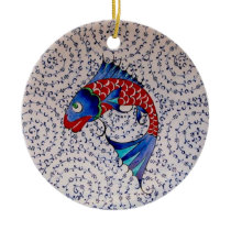 Symbol of Fortune Good Luck Koi Fish Christmas Ornament
