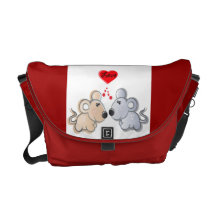 symbol of love Messenger Bag