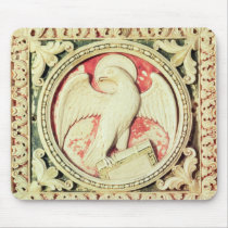 Symbol of St. John the Evangelist Mouse Pads