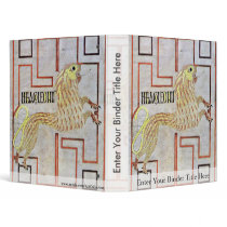 Symbol Of St. Mark (Lion) By Meister Des Evangelia Vinyl Binders