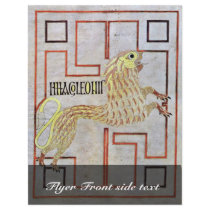 Symbol Of St. Mark (Lion) By Meister Des Evangelia Custom Flyer