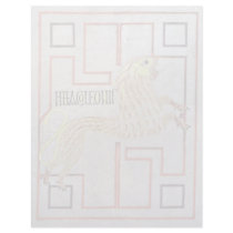 Symbol Of St. Mark (Lion) By Meister Des Evangelia Customized Letterhead