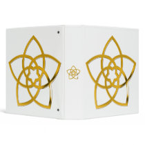 Symbol Venus Flower / GOLD Vinyl Binders