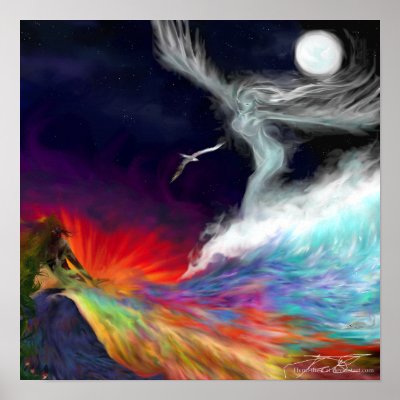 Symbolic Flows - Colours of the Imagination Poster by Flynn_the_Cat