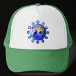 Symbols of Peace and Unity Around Planet Earth hats