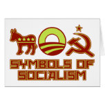 Symbols of Socialism Greeting Card