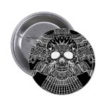 Symmetrical Skull with Guns and bullets by Al Rio Pins