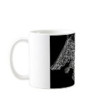 Symmetrical Skull with Guns and bullets by Al Rio Mug
