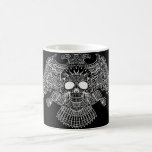 Symmetrical Skull with Guns and bullets by Al Rio Mug