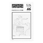 symmetryvsamourphous postage stamp