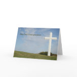Sympathy Christian Card, customizable