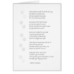 Sympathy Dog Loss Card - Dog Poem on Front