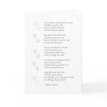 Sympathy Dog Loss Card - Poem on Front