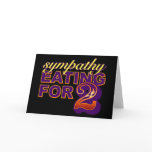 Sympathy Eating for Two Greeting Card