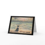 Sympathy for loss of dog greeting card