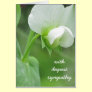 Sympathy Greeting Card customizable template