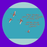 Sympathy-May You Find Comfort Trupeter Swans stickers