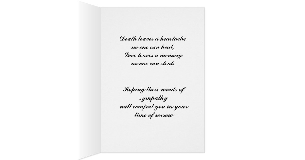 Sympathy on loss of Grandfather Card Zazzle