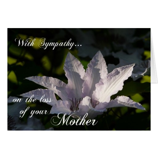 sympathy-on-loss-of-mother-floral-scripturure-greeting-card-zazzle